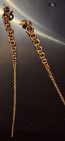 Michael Kors goldfarbene Ohrringe mit Kette - Neu