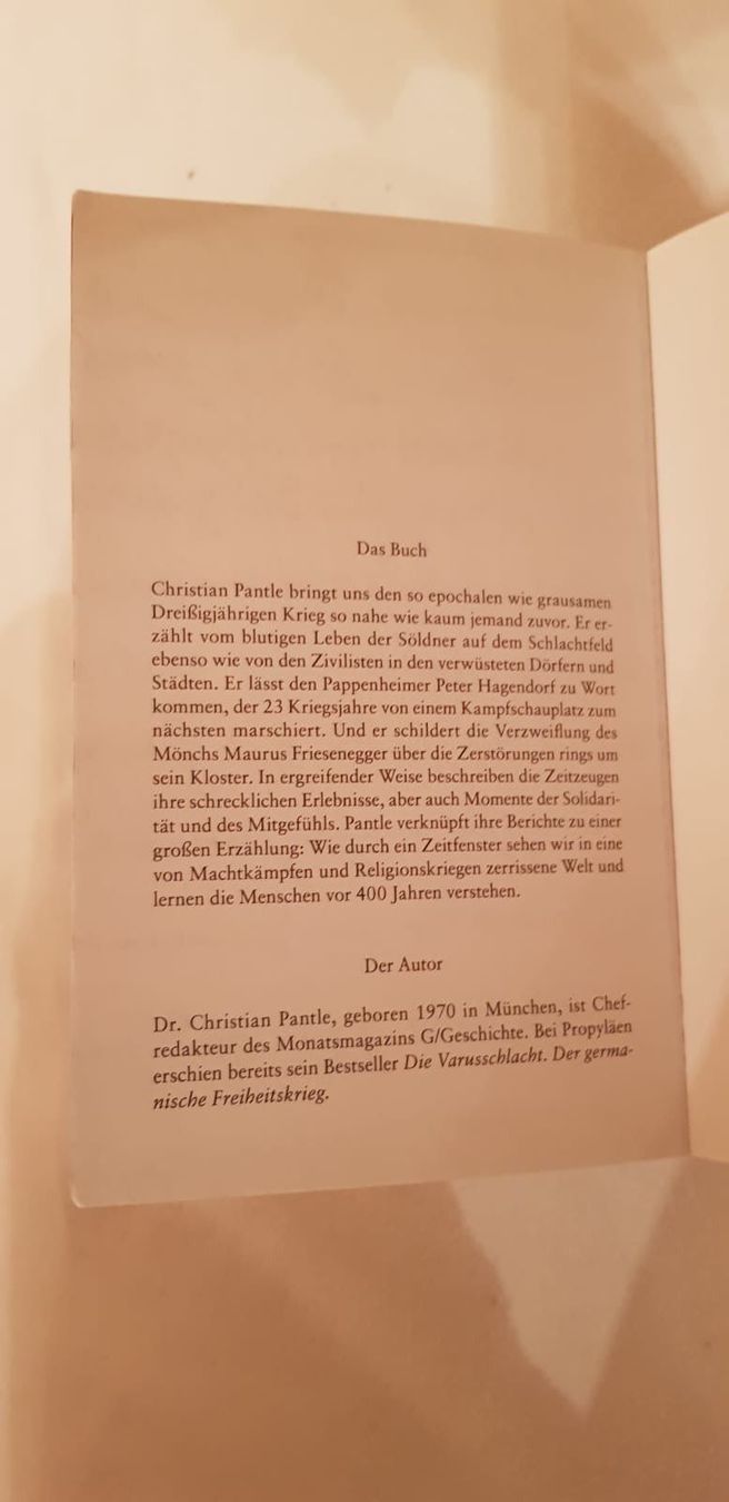 Bücher: Der Dreissigjährige Krieg - Chr. Pantle – Gebraucht aus Zug von Qayqay0 2