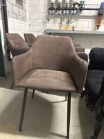 Essstühle dunkelbraun set