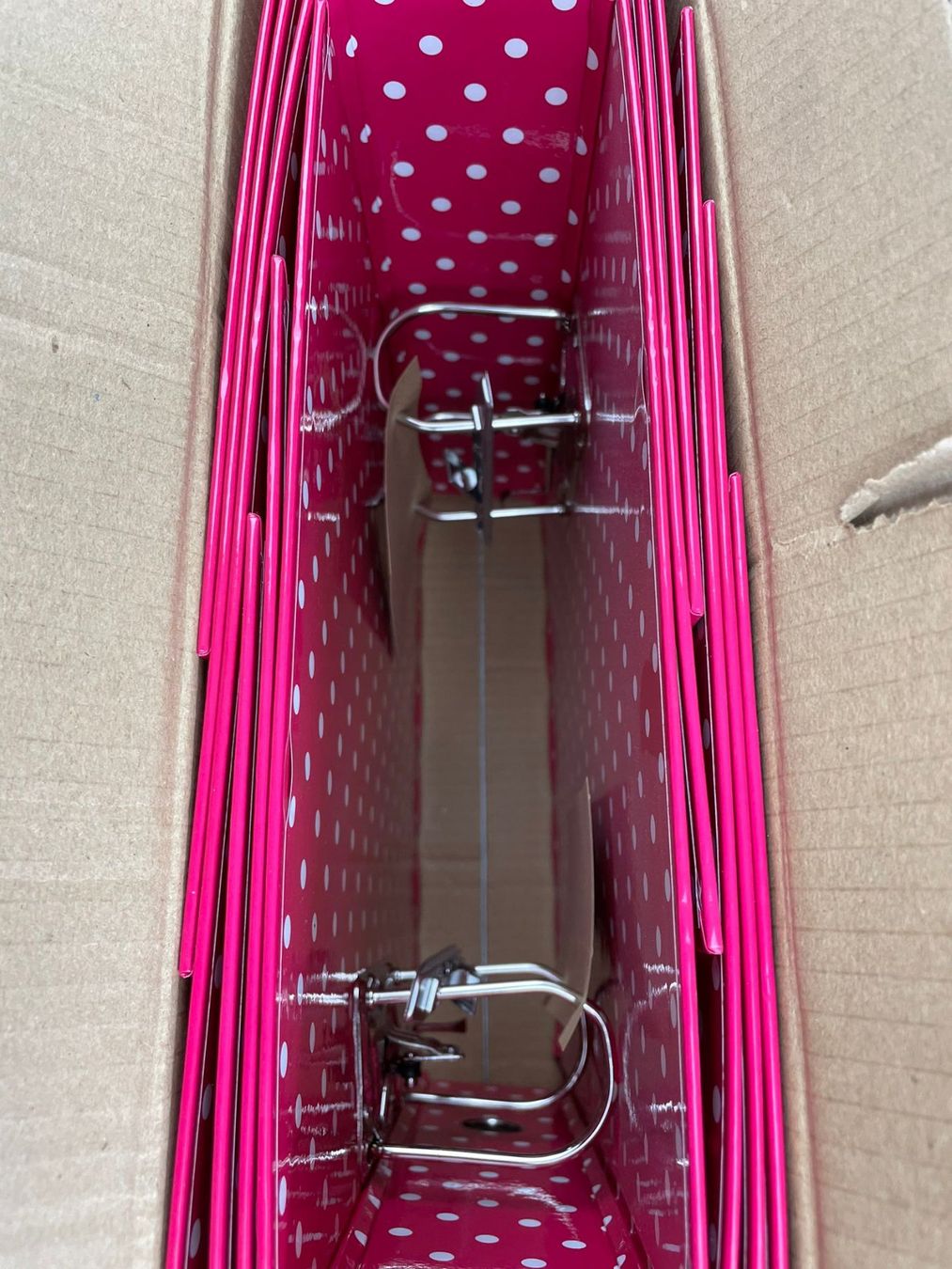Raccoglitori: 6 × Ordner pink mit Punkten – Nuovo e nell'imballaggio originale da Wängi venduto da LiqKojote 6