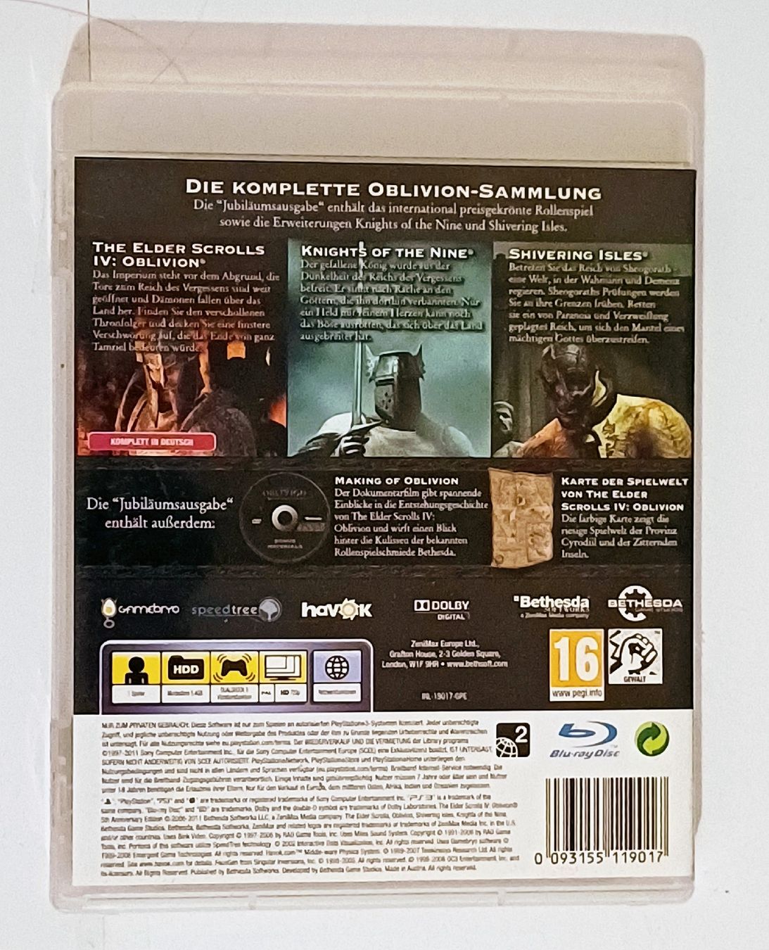 Sony Giochi: PS3 Bundle: Der Herr der Ringe + Oblivion Jubiläumsausgabe  – Usato da Zürich venduto da Stylz79 6