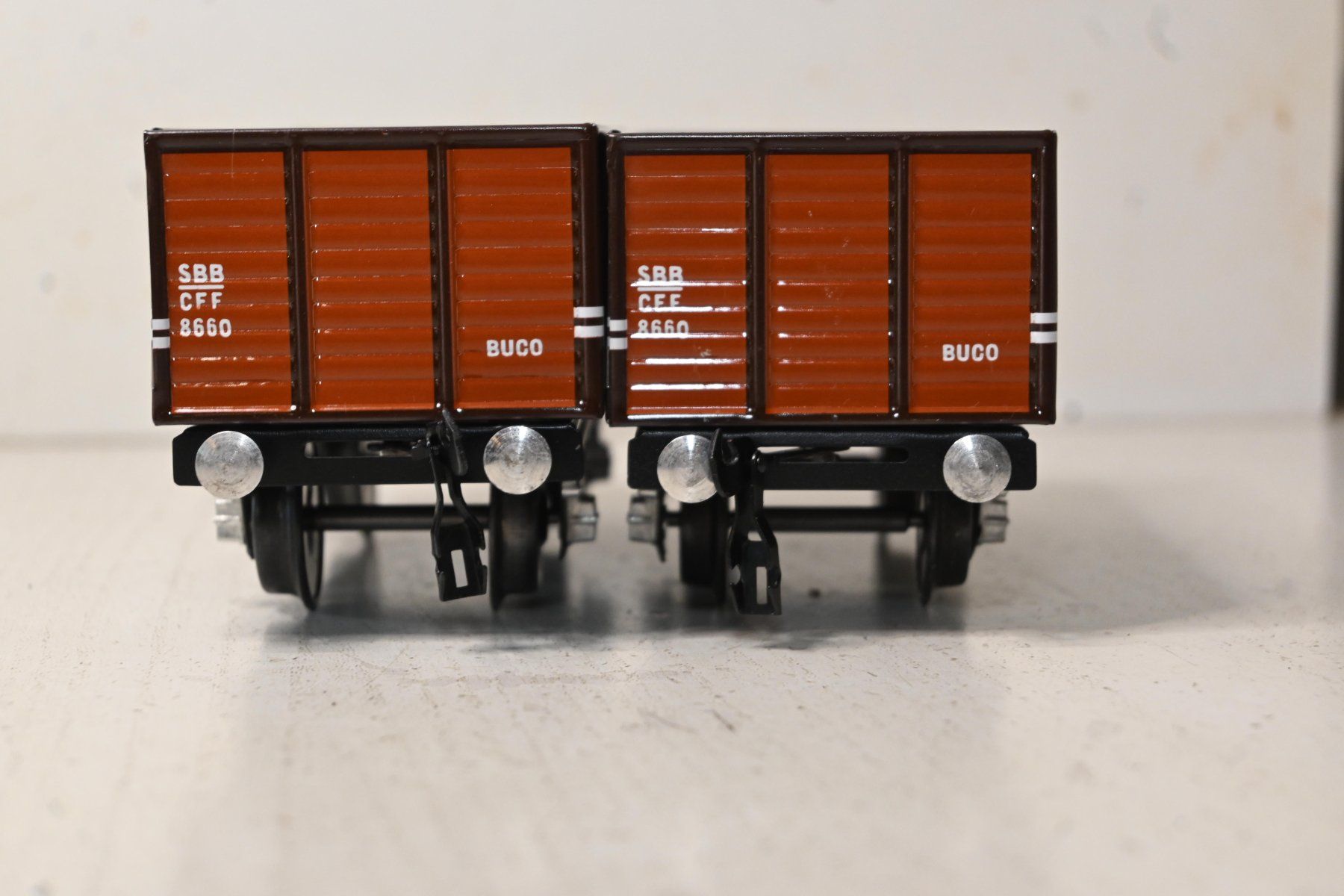 Roco Modellini di ferrovie: Roco SBB 8660 Güterwagen Spur 0 – Usato da Laupen ZH venduto da Zmoewe 5
