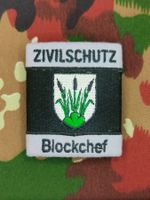 Schulterpatte ZIVILSCHUTZ Blockchef, Variante 1