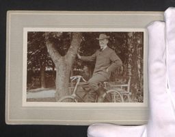 Fotografie Portrait eines Mannes auf ein
