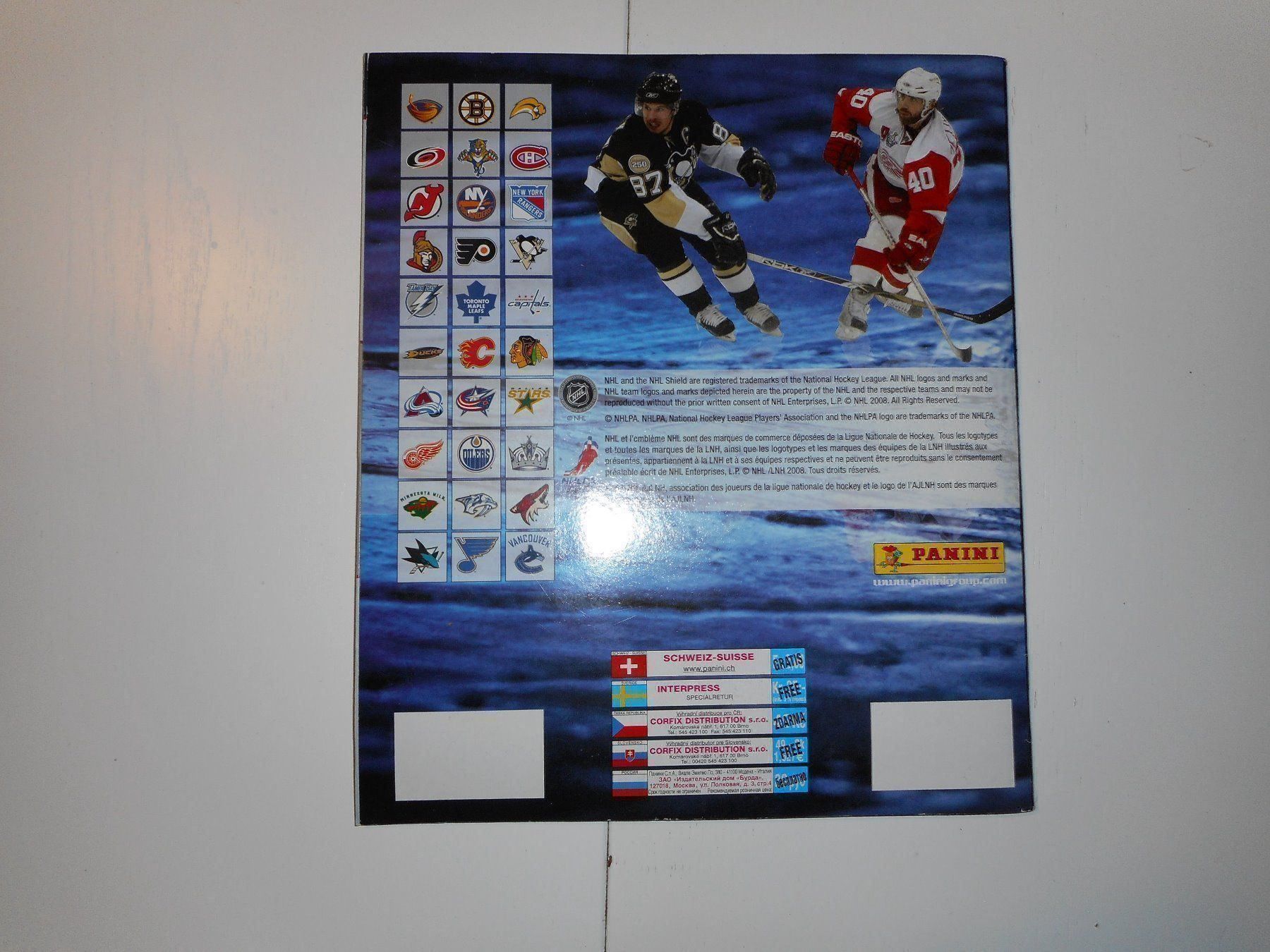 Panini Alben: Album NHL/Eishockey 2008/2009 komplett – Gebraucht aus Cham von Paniniworld 1