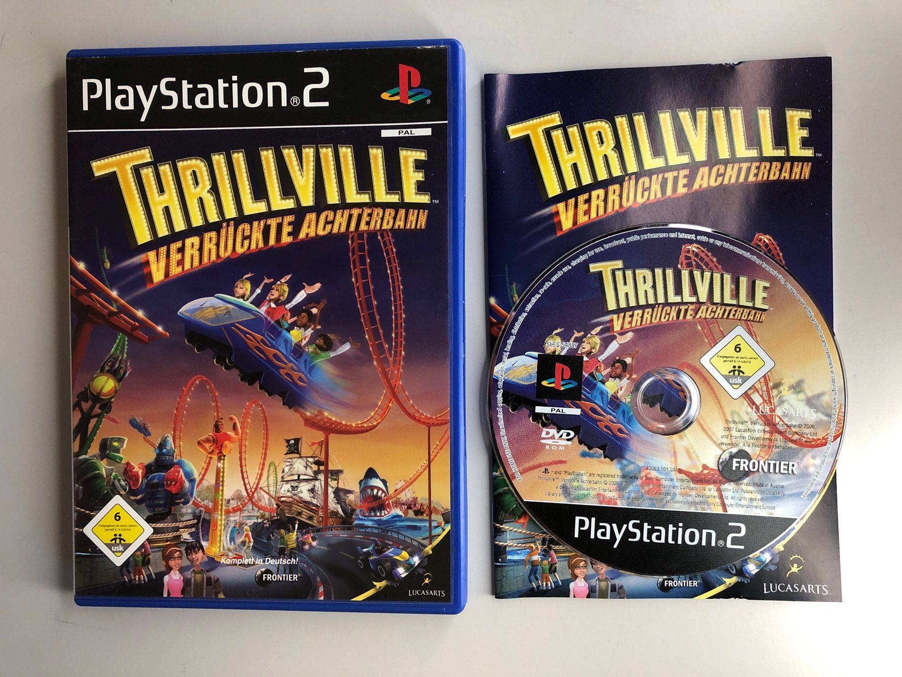 Sony Giochi: Thrilleville verrückte Achterbahn - PS2 – Usato da St.gallen venduto da taduz