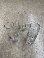 Drei kleine Glasvasen von Ikea
