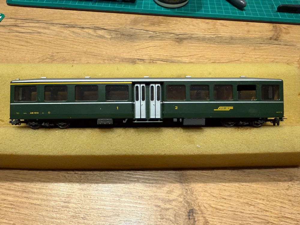 BEMO RhB AB 1513, grün, guter Zustand! (Gebraucht) in Grüsch für CHF 20 ...