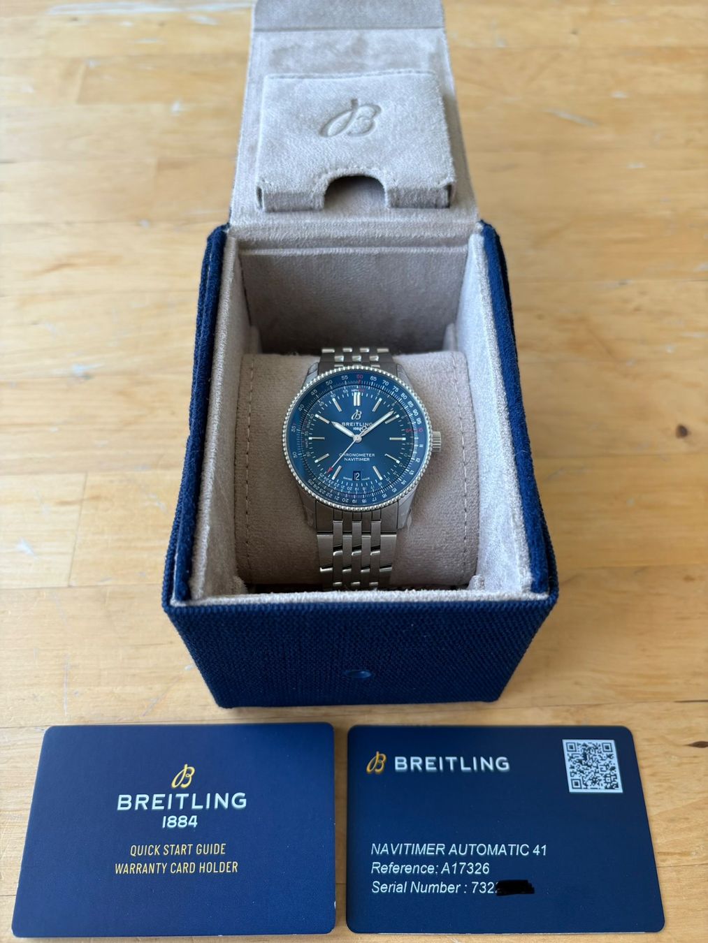 Breitling Montres: BREITLING Navitimer Automatic 41 Fullset Neu – Neuf (Voir description) à Birsfelden par Mynos 4