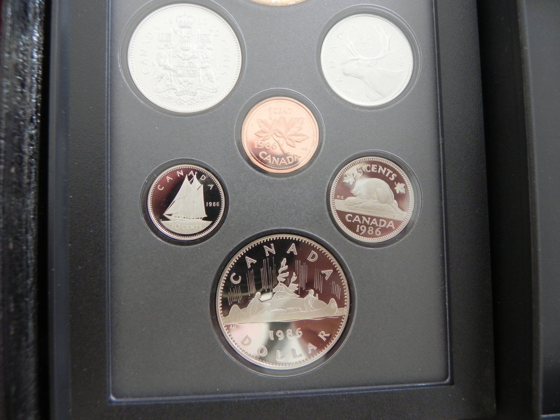 Toutes les monnaies: Original Münzenset - Mintset- Canada 1986 Proof - PP – Neuf avec emballage d'origine à Biel/Bienne par Gogolozi 5