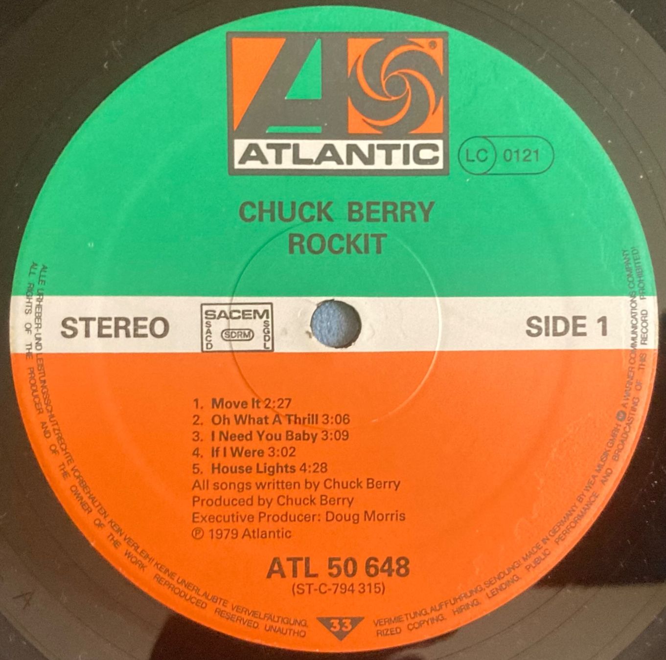 Dischi in vinile: CHUCK BERRY - ROCKIT – Usato da Poliez-Pittet venduto da Newtown-Records 3