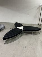 Modular lounge Sofa set black white