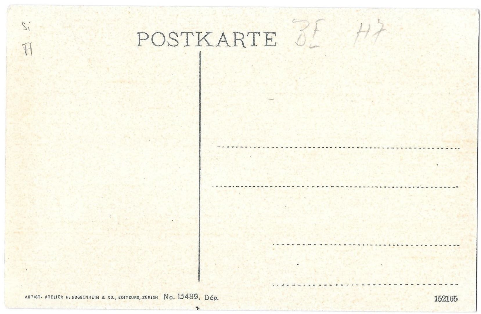 Cartoline postali: Meiringen Reichenbachfall und Bahnviaduct Bahn – Usato da Olten venduto da clotaldi 1