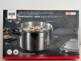 🤍 Kuhn Rikon DUROMATIC® INOX Dampfkochtopf, 5 L, neu & OVP