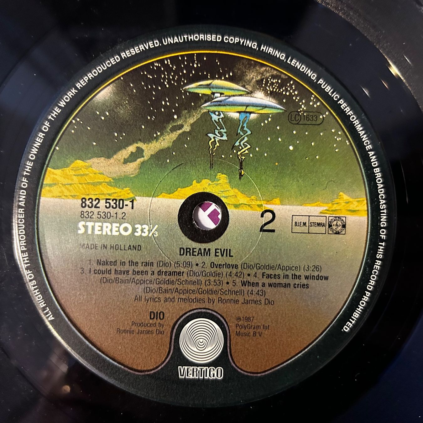 Dischi in vinile: DIO - Dream Evil - LP -  Vinyl! – Usato da Aesch BL venduto da BlueMusicRecords 5