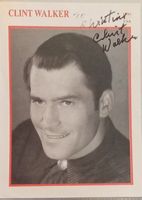 Clint Walker 1927-2018 Autogramm signiert Foto 13x18cm