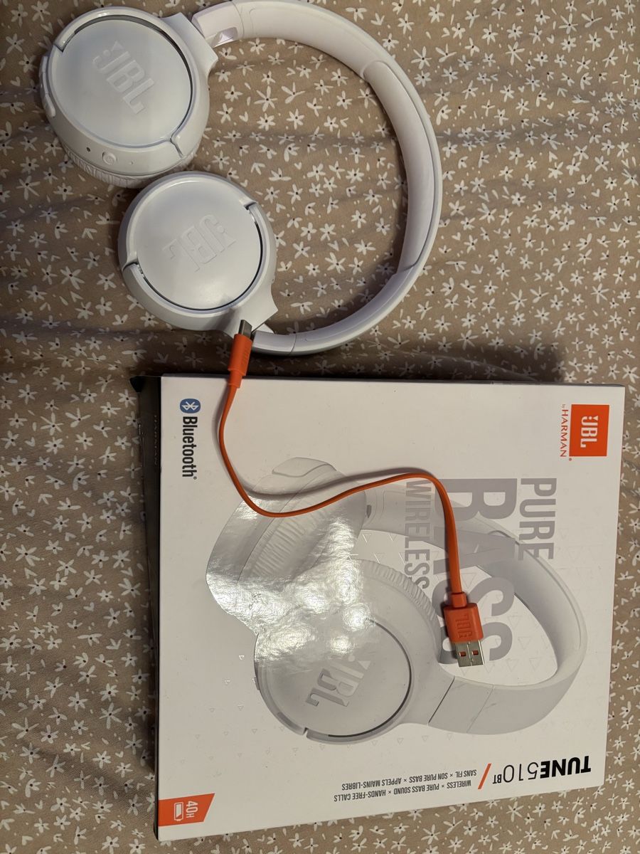JBL Cuffie: Kopfhörer JBL TUNE 510BT Weiss Bluetooth Wireless gebraucht – Nuovo (secondo la descrizione) da Riggisberg venduto da tueschi24 3