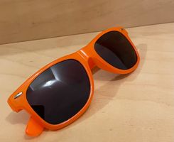 Retro Nerd -Sonnenbrille, orange von JOKER, top Zustand,