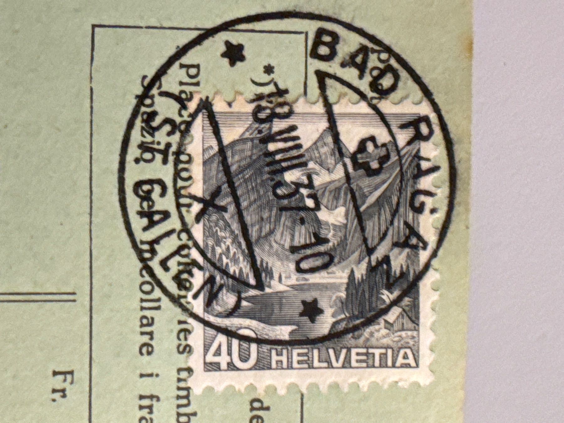 Alle Briefmarken: 1937 Altschweiz, gestempelt – Gebraucht aus Küssnacht am Rigi von SUOMIMASTER 2