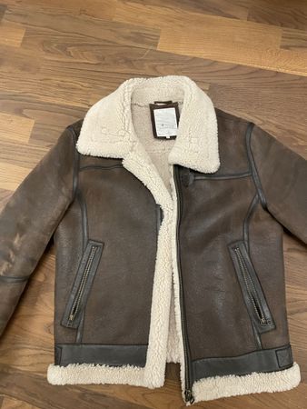 Goosecraft Winterjacke aus Leder, Lammy 100, Top Zustand!