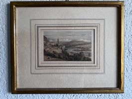 Lithografie von Bern um 1870