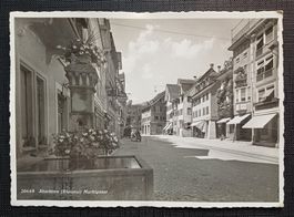 AK Marktgasse ALTSTÄTTEN Hotel Falken um 1940