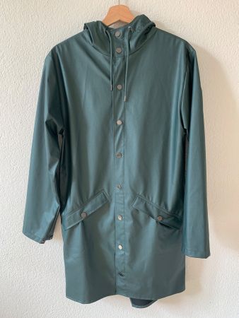 Regenjacke Lightweight Long Rains grün unisex Grösse XS
