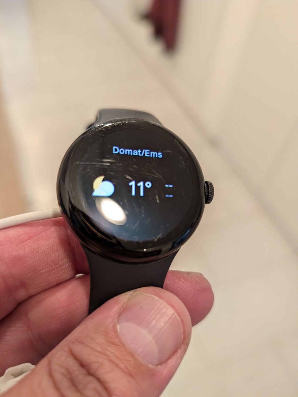 Google Smartwatch: Google Pixel Watch, 1. Generation inkl. Lederarmband – Gebraucht aus Domat/Ems von Paschaff 4