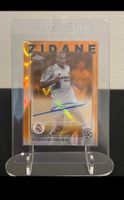 Zinédine Zidane Topps Chrome Autogrammkarte 2024/25