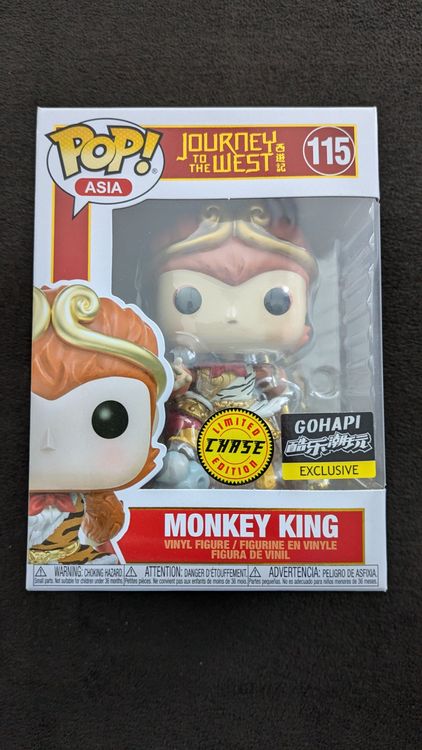 Funko Pop Asia Journey to the West #115 Monkey King CHASE LE GOHAPI