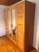 Kleiderschrank Massivholz 5 Türen Spiegel guter Zustand