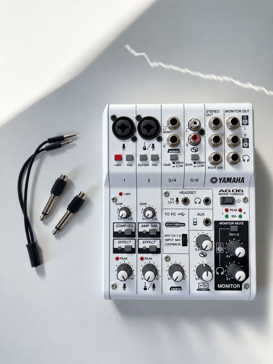 Yamaha Platines de mixage: Yamaha AG06 Mischpult – D'occasion à Pieterlen par vaeluuu