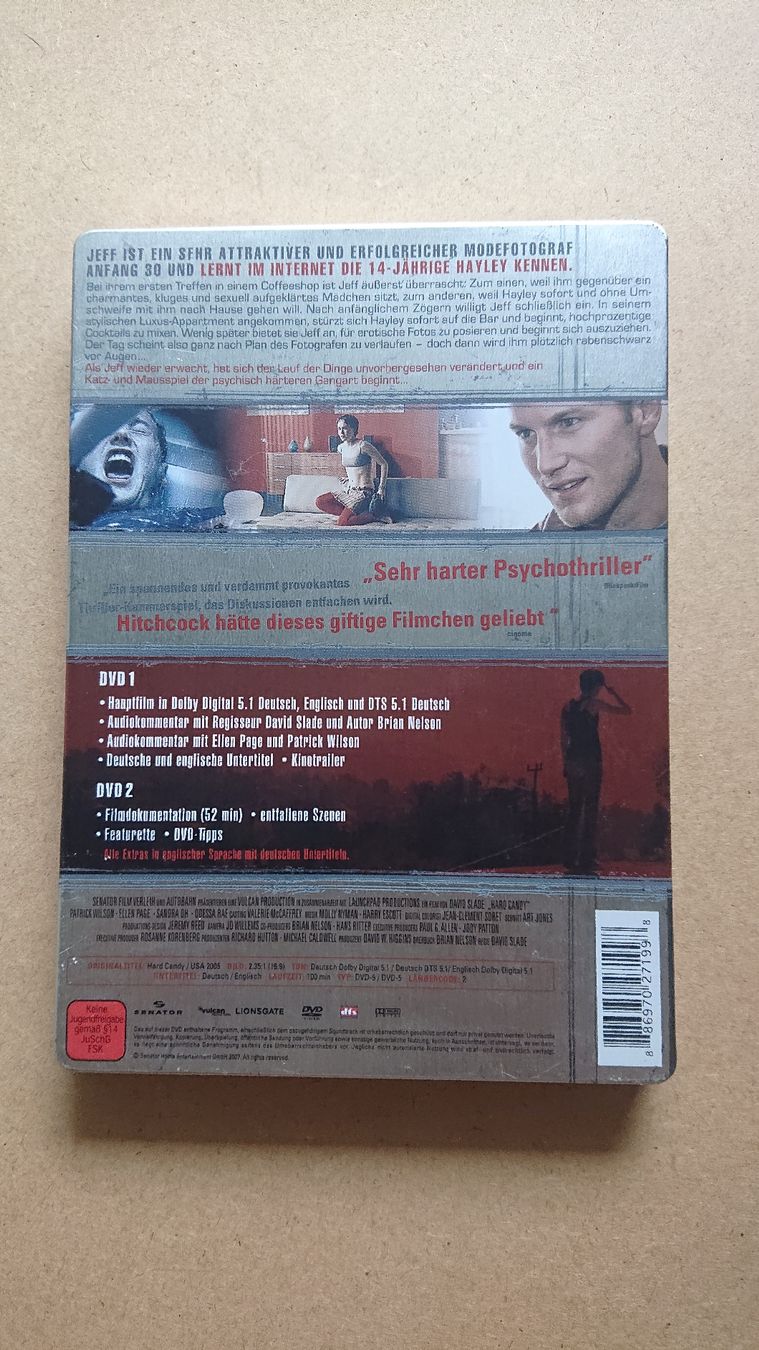 Alle DVDs: Hard Candy steelbook DVD  – Gebraucht aus Chur von FreakofRarity 1