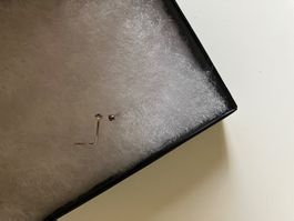 Nasenpiercing Silber Violett 2 Stk. mit kleinem Halteknopf