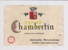 Etikette - Chambertin /bd