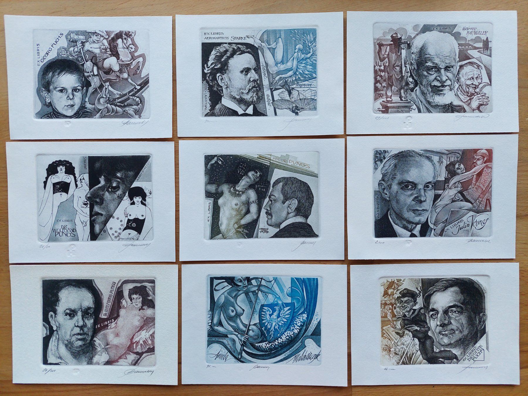 Dipinti: Sammlung Exlibris Hedwig Pauwels signiert – Usato da Obfelden venduto da Exlibris-Art 4