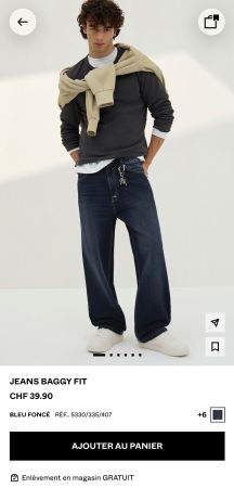 Jeans BERSHKA baggy fit