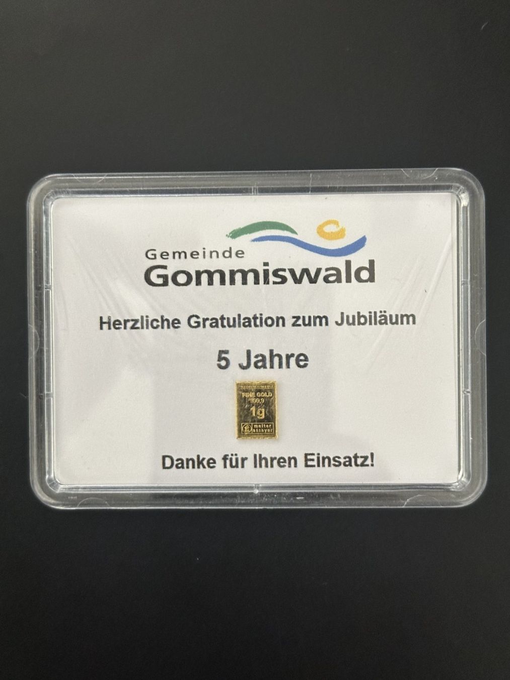 Edelmetalle: Goldbarren 1g Heimerle+Meule – Neu und originalverpackt aus Untersiggenthal von byiggy