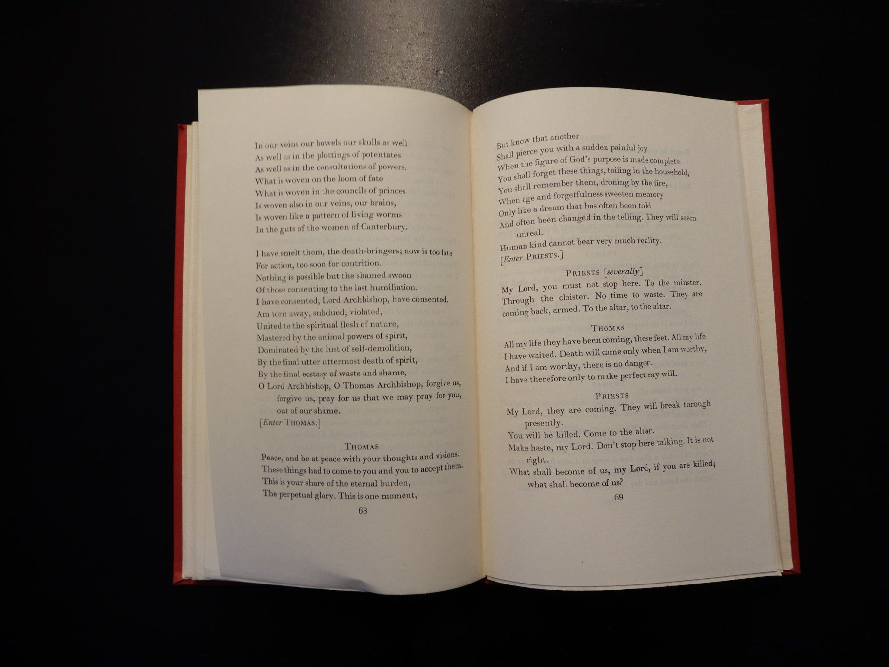 Bücher: T.S. Eliot: Murder in the Cathedral 1958 – Gebraucht aus Erstfeld von Mario_boe0 8
