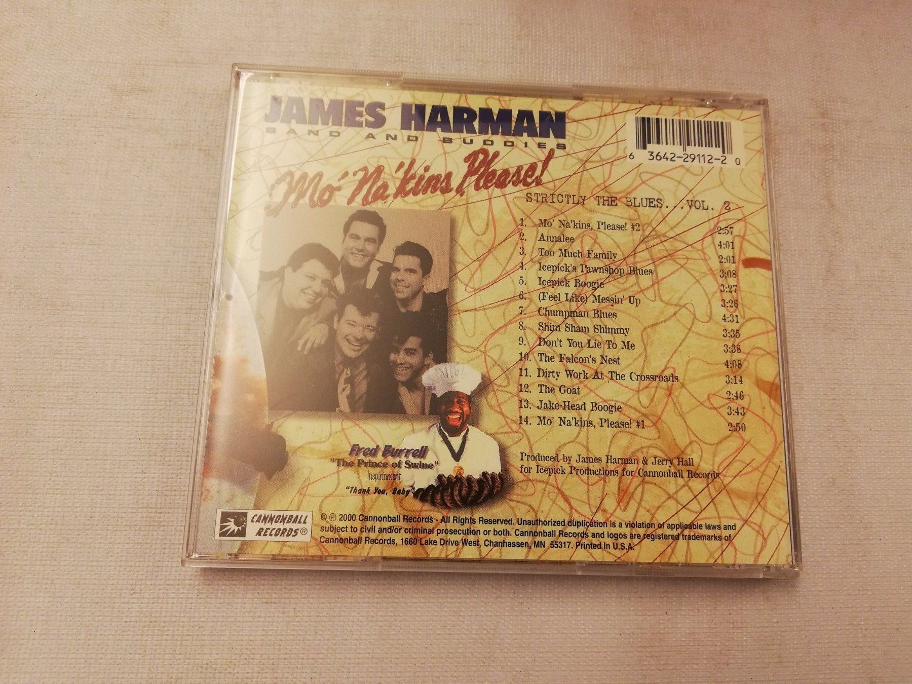 CD: JAMES HARMAN - MO' NA'KINS. PLEASE – Usato da Bern venduto da Vinylsound.ch 1