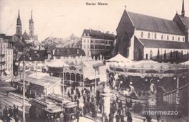 Basel // 1908 Herbstmesse Messe Barfüsserplatz