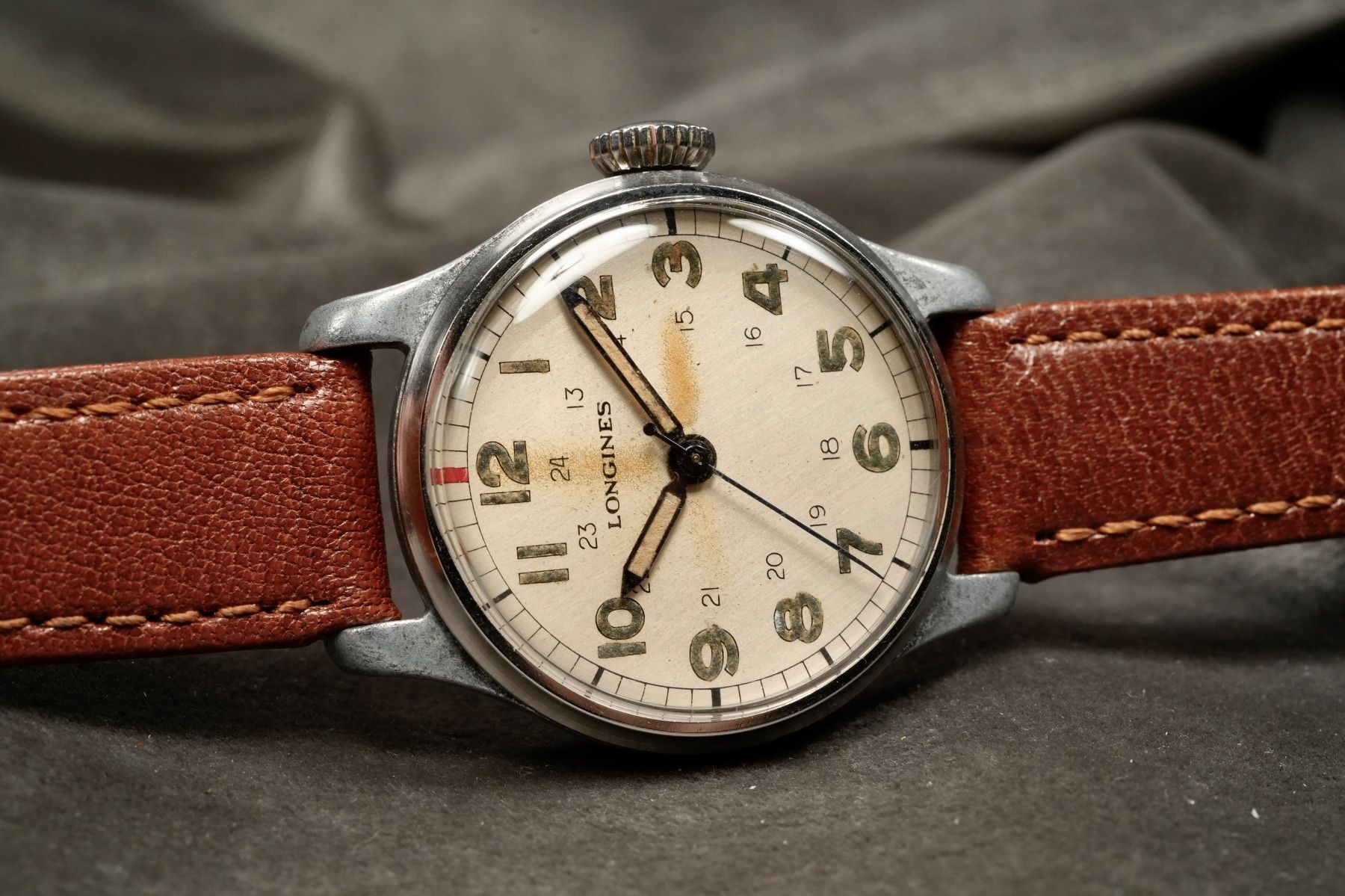 Longines Orologi: Longines - Pilot Original 1942 WWII Ref. 22260 Watch – Usato da Morcote venduto da chronoservice 6