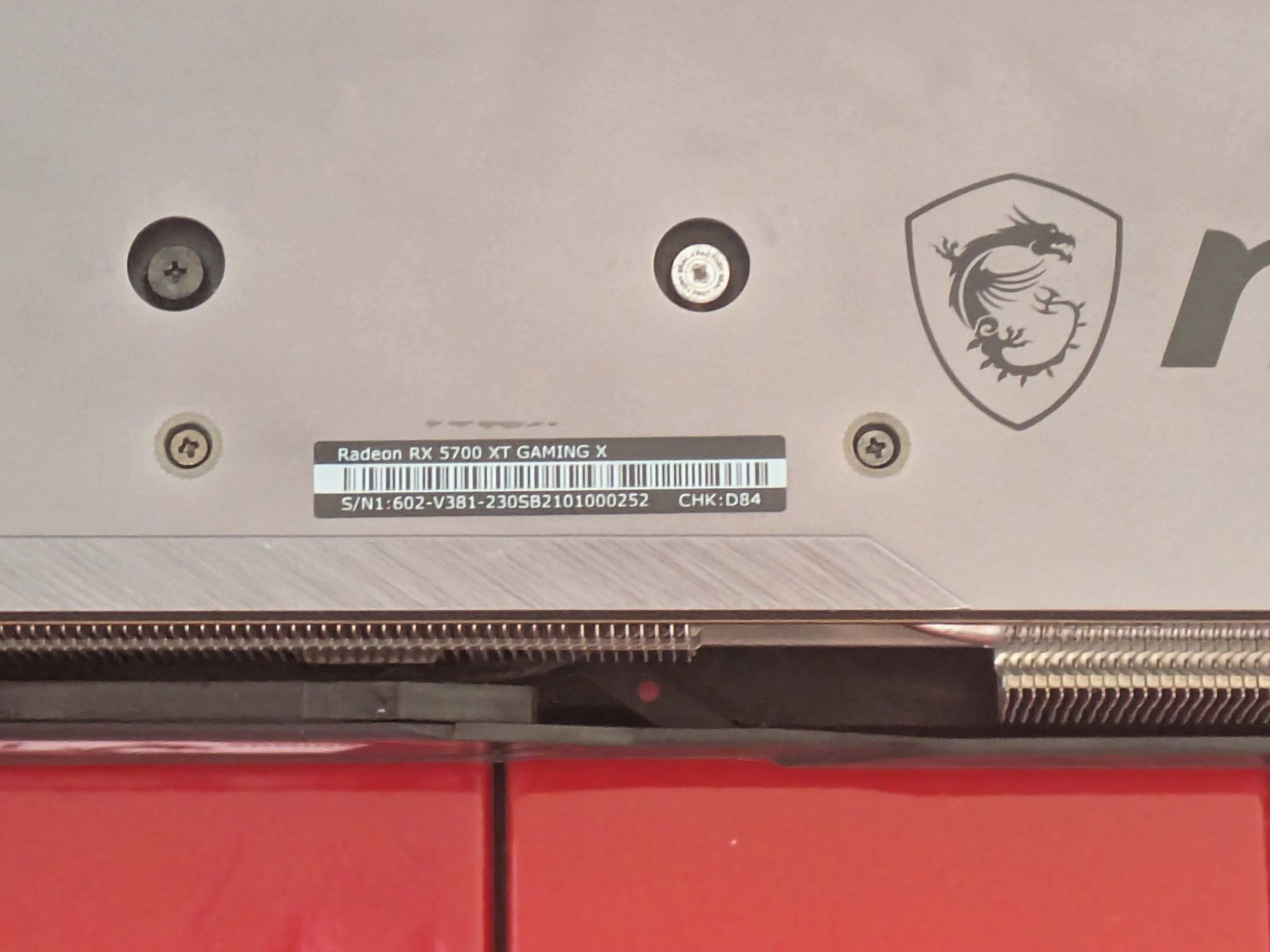 Amd Grafikkarten: MSI AMD RX 5700 XT 8GB – Gebraucht aus Genève von hag_ht5g 2