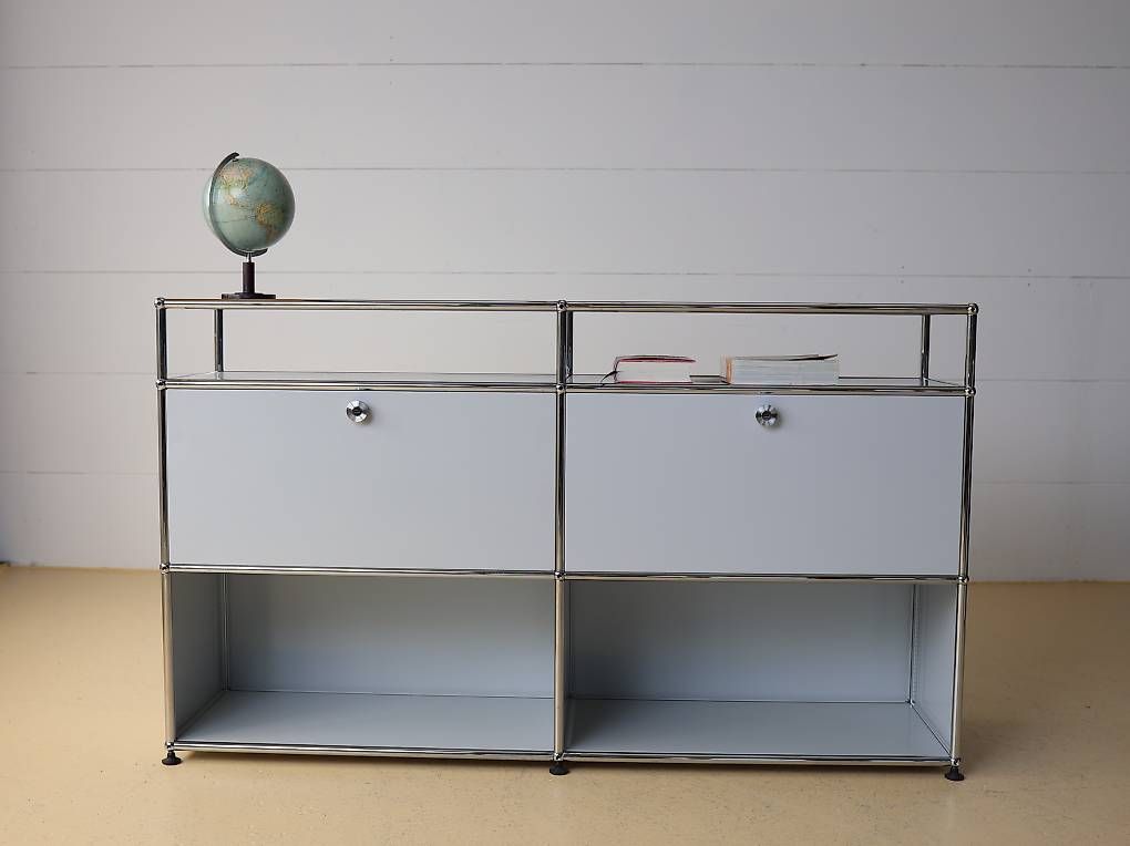 USM Scaffali: USM Haller Sideboard 2x2 in Lichtgrau – Usato da Meinisberg venduto da atelier_TILIJA 3
