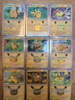 🇫🇷Lot 9 cartes Pikachu 30th