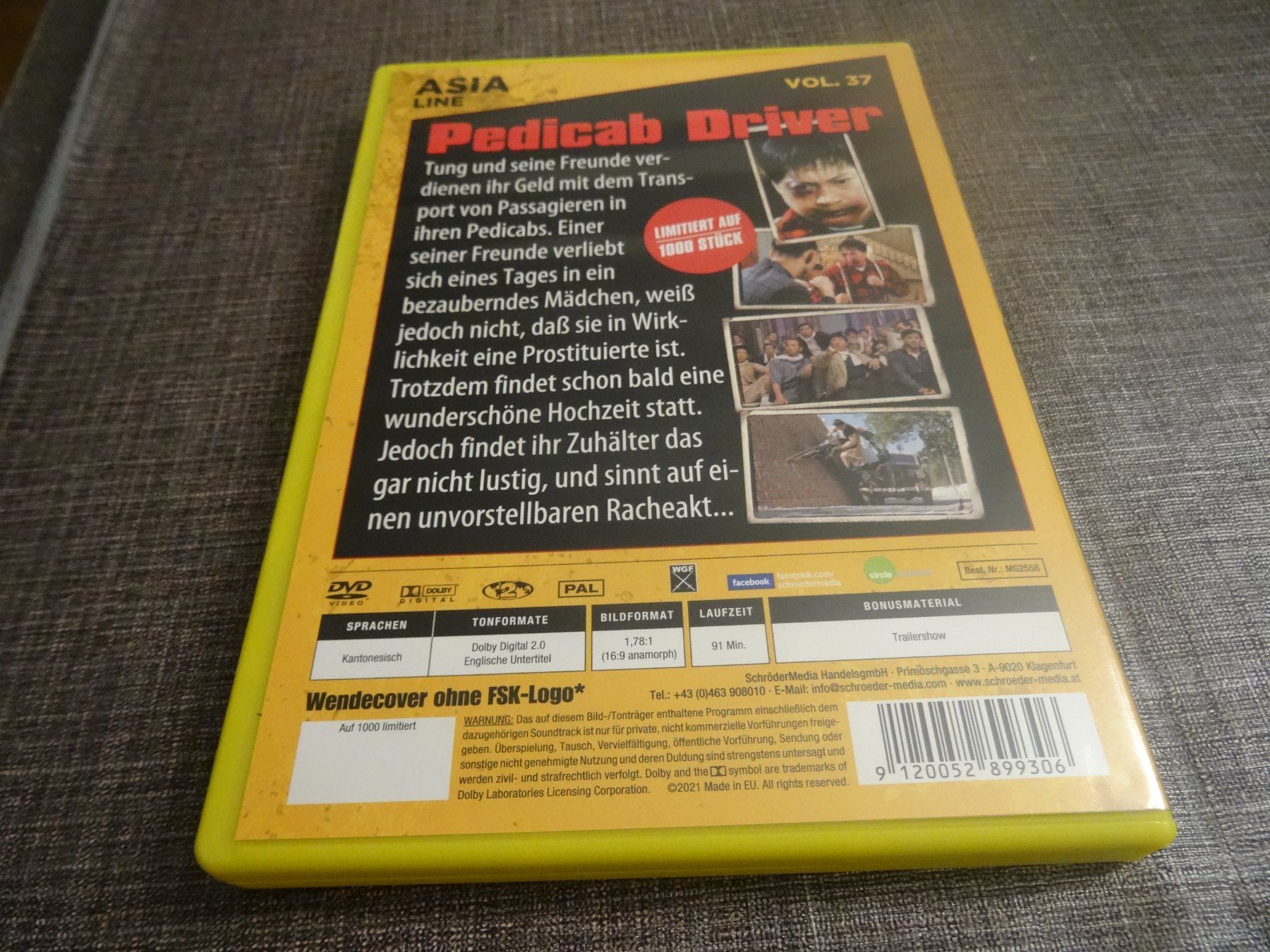 Tutti i DVDs: DVD Pedicab Driver Sammo Hung – Usato da Olten venduto da Disc-Verkauf 2