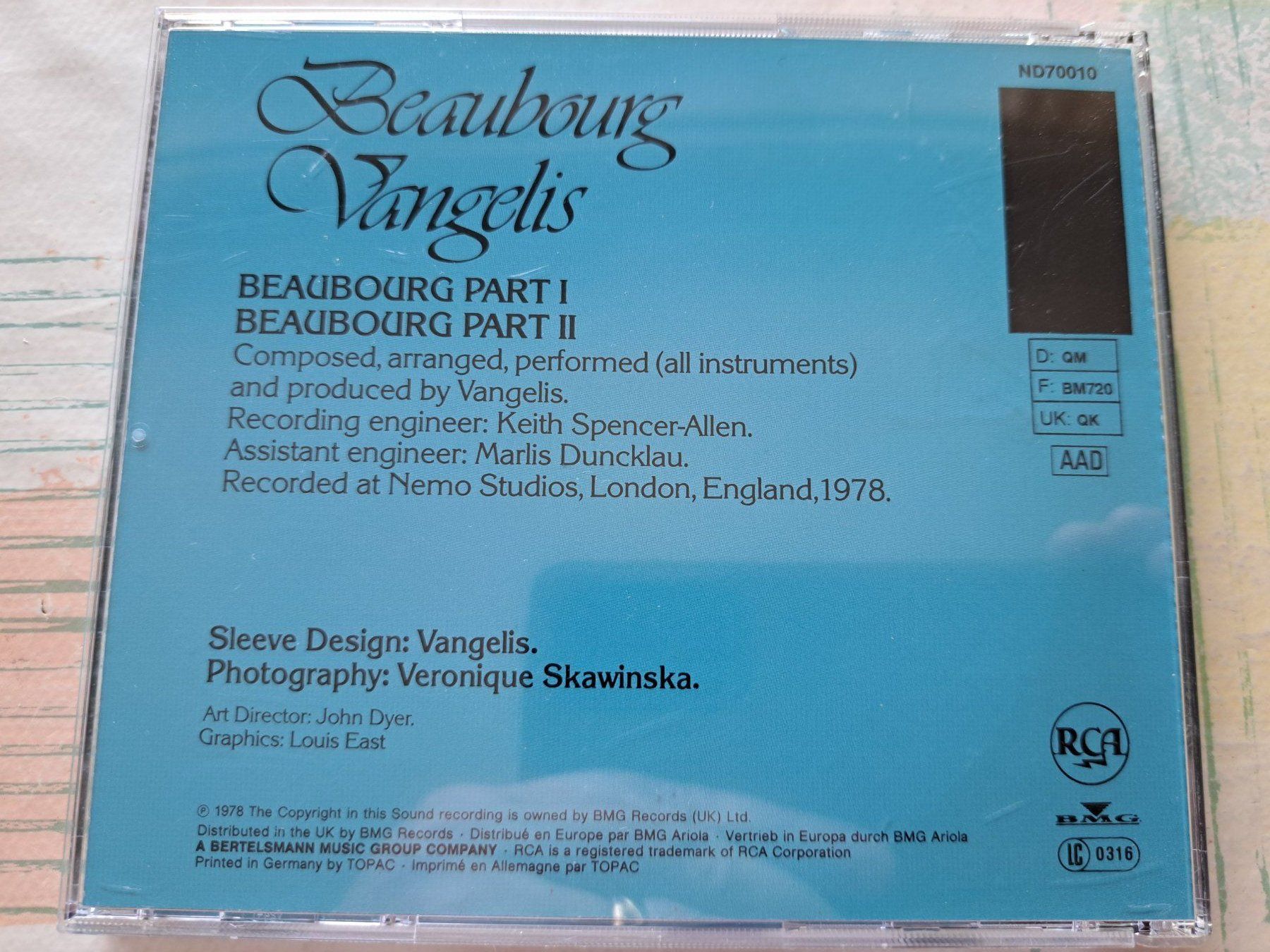 CD: Cd Vangelis - Beaubourg  – Usato da Pully venduto da bro_n52j 1