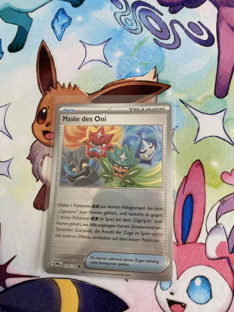 Pokémon Sammelbilder & Trading cards: Pokemon Maske des Oni 118/131 PRE  – Gebraucht aus Grindelwald von TSG-G-Town