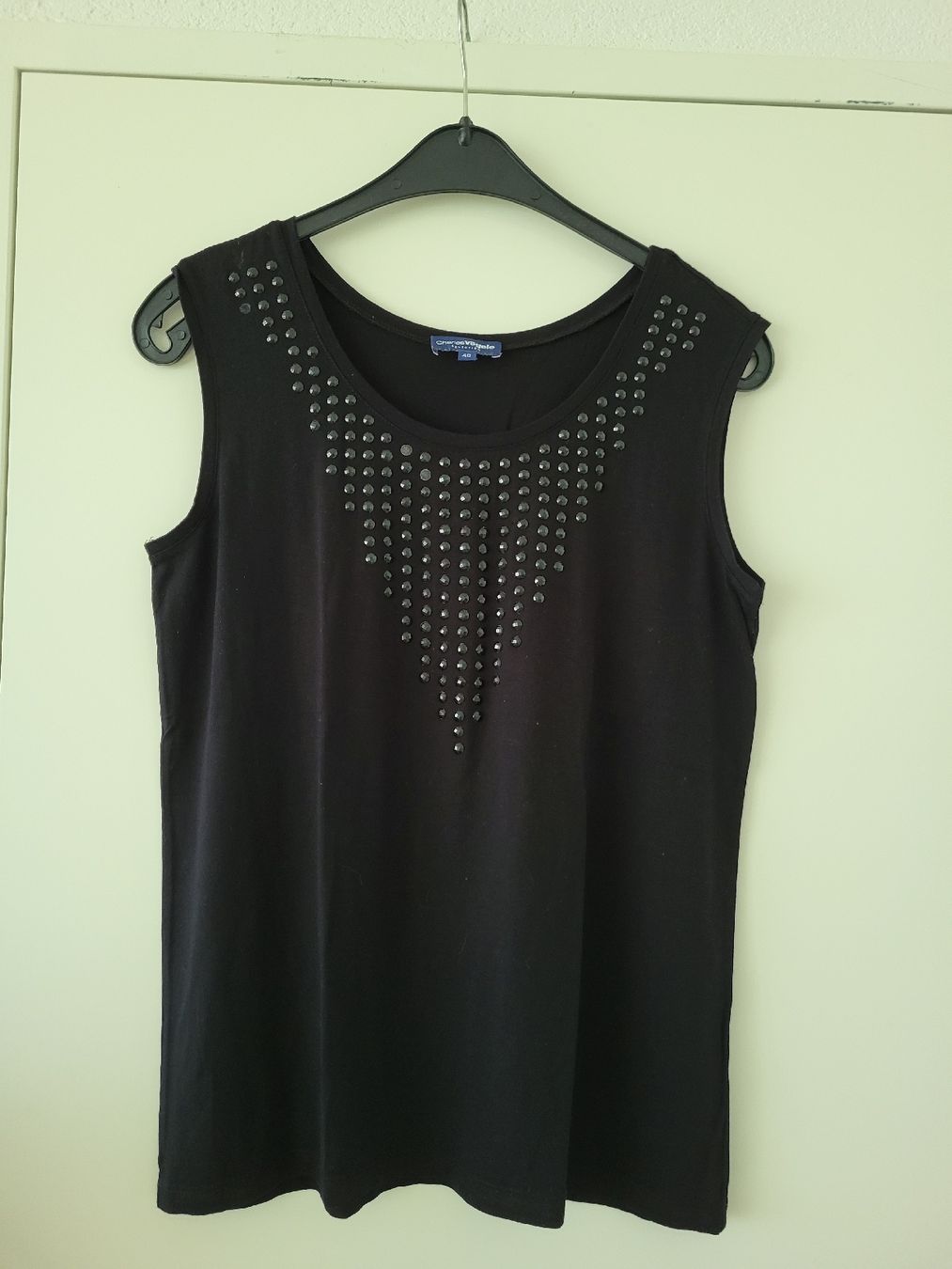 Top: Damen Top, schwarz, Grösse 40 – Usato da Winterthur venduto da GAM90