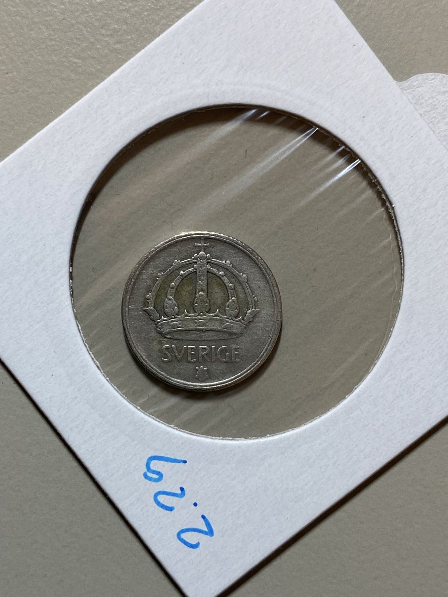 Alle Münzen: Suède - 25 Öre - 1947 - AG – Gebraucht aus Payerne von Mike1682 1